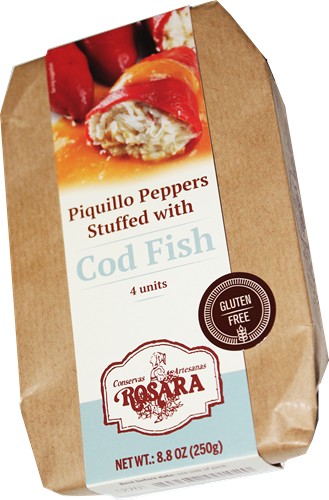 Rosara Piquillo Peppers Stuffed with Cod Fish (Bacalao) 8.8 oz